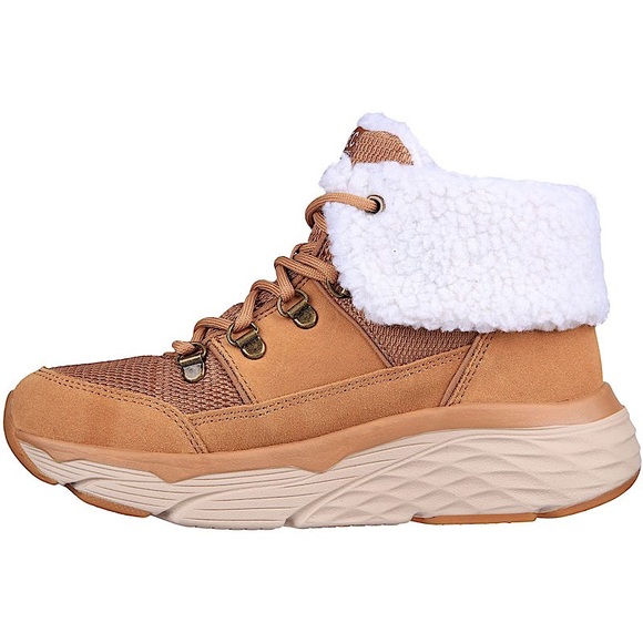 SKECHERS MAX CUSHIONING PINNACLE BOOTS IN CHESTNUT TAN BROWN - SIZE 6 - Picture 8 of 11